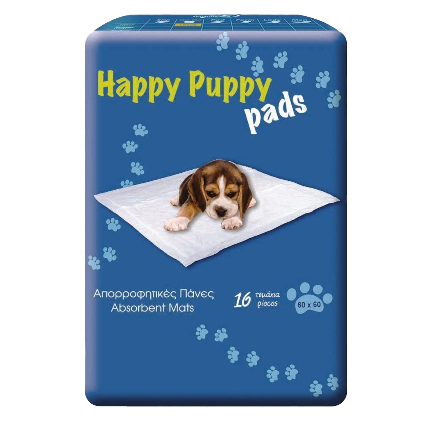 Trainingsmatten Happy Puppy pads Welpentoilette Größe 60x60cm