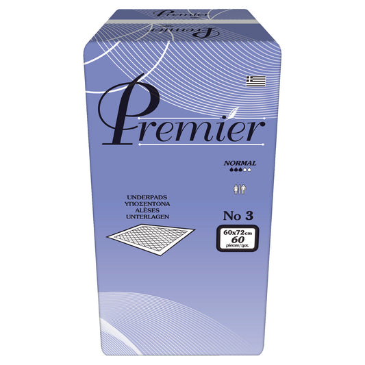 Premium Einweg Inkontinenzunterlage Bettschutz Größe 60x72cm